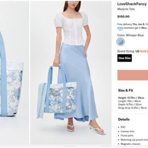 Loveshack Fancy Marjorie Tote (Brand new)